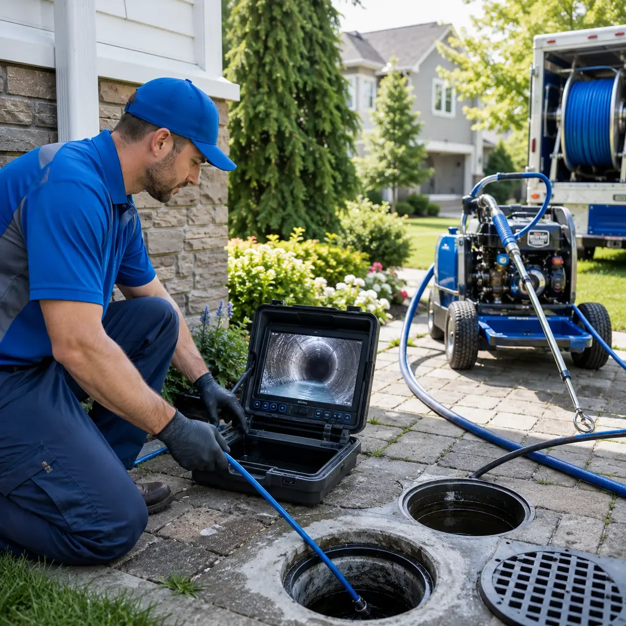 Outdoor drain cleaning professionals serving Bakers Mills, NY